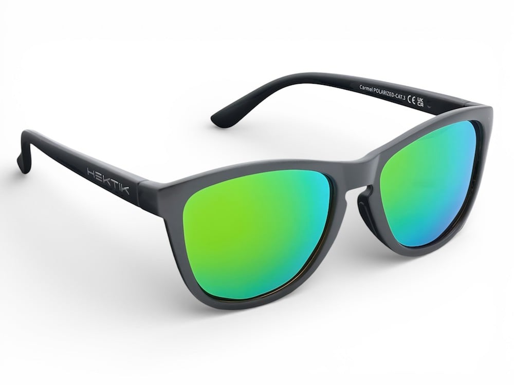 CARMEL - MATTE BLACK / GOBLIN GREEN LENS – Hektik