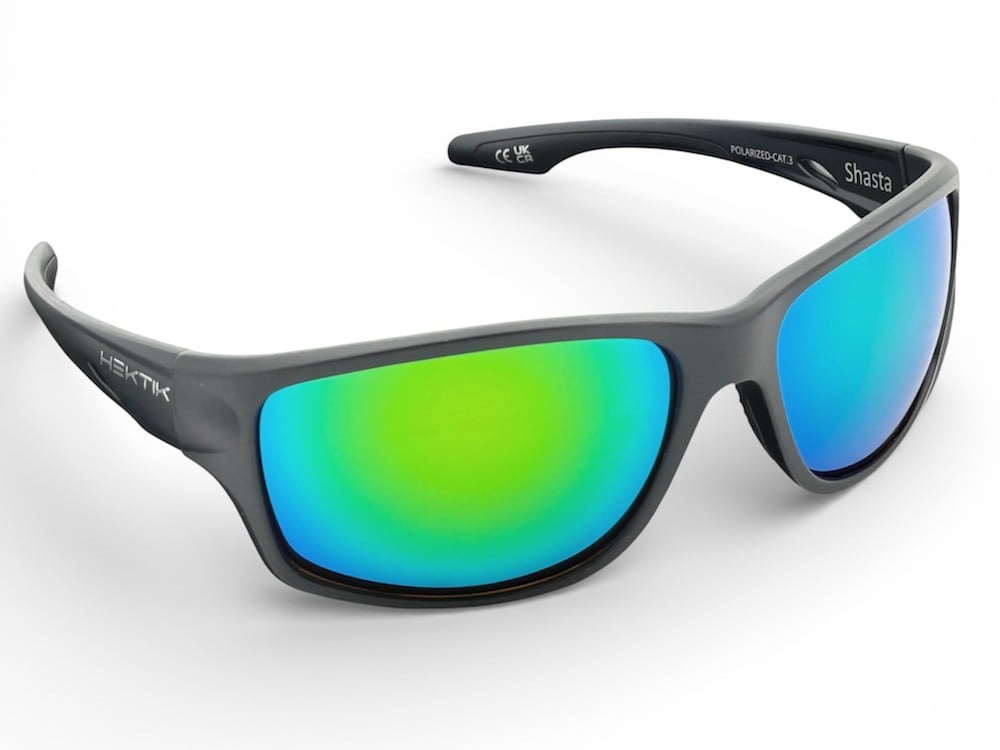 SHASTA - MATTE BLACK / GOBLIN GREEN LENS 