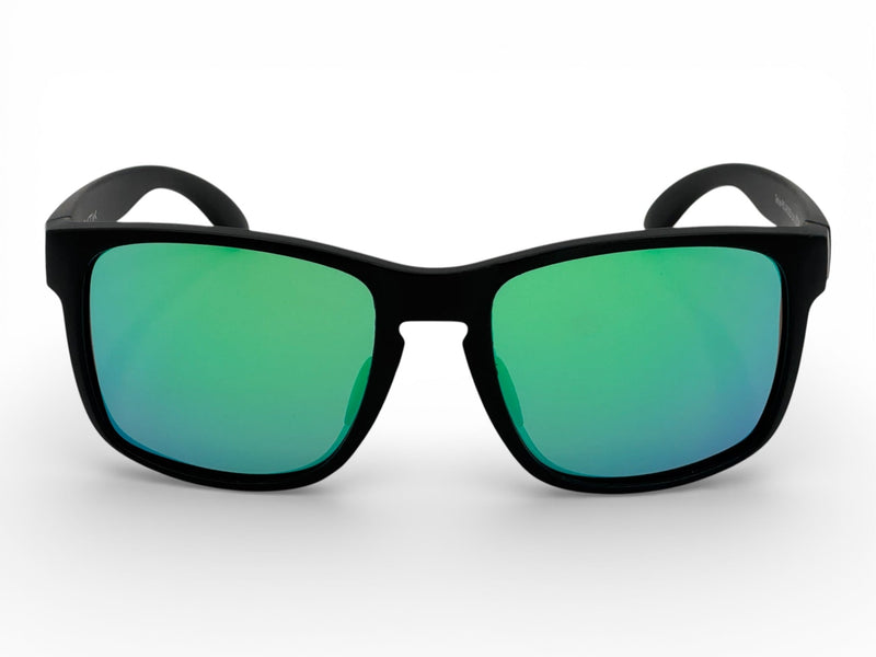 TAHOE - MATTE BLACK / AZURE GREEN LENS 